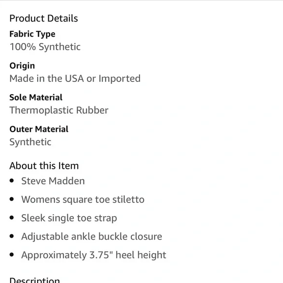 Steve Madden strap heeled sandal - Picture 5 of 5